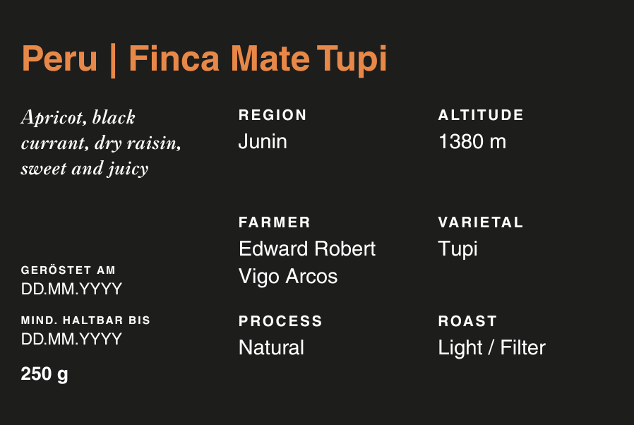 PERU - Cup Of Excellence